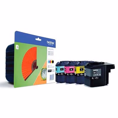 Immagine di Multipack Inkjet BROTHER LC-129XLVALBP nr+col-4pz