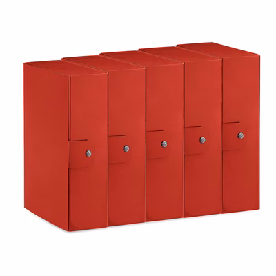 Immagine di Portaprogetti ESSELTE DELSO ORDER C90 D10 rosso