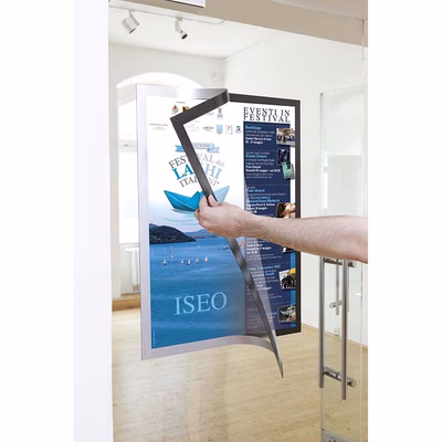 Immagine di Cornice adesiva Duraframe A2 argento