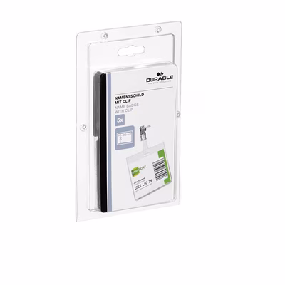 Immagine di Portanome con tasca chiusa cm 6x9