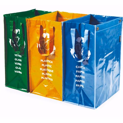 Immagine di Borse raccolta differenziata kit 3 pz