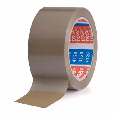 Immagine di Nastro da imballo TESA in pvc avana no noise mm 50x100 m