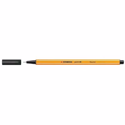 Immagine di Pennarello Fineliner STABILO® point 88® colore nero