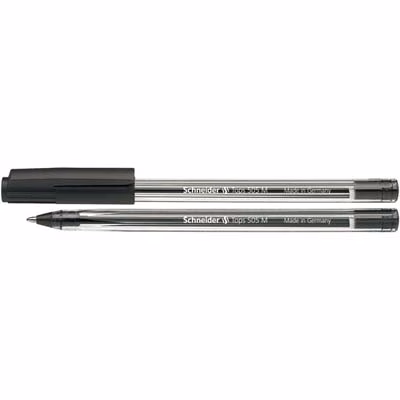 Immagine di Penna a sfera colore nero SCHNEIDER TOPS 505 punta media mm 1