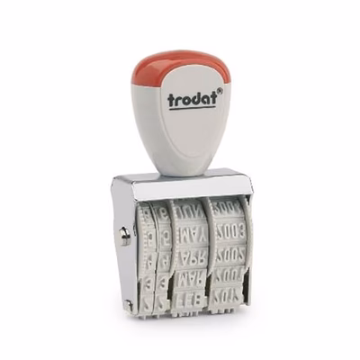 Immagine di Datario in gomma TRODAT 1020 altezza mm 5