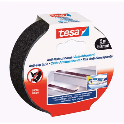 Immagine di Nastro adesivo antiscivolo TESA 55588 mm50x5m nero