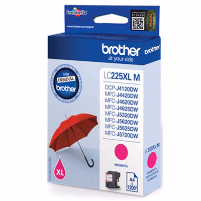 Immagine di Inkjet BROTHER LC-225XLM magenta 1200 copie