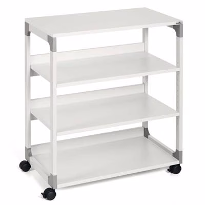 Immagine di Carrello multifunzione SYSTEM 88 grigio 4 ripiani