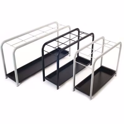 Immagine di Portaombrelli Goccia in acciaio 10p grigio bacinel