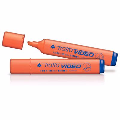Immagine di Evidenziatore TRATTO VIDEO arancio