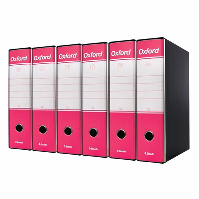 Immagine di Raccoglitore ESSELTE OXFORD G83 cm 8 comm.le fucsia