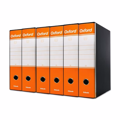 Immagine di Raccoglitore ESSELTE OXFORD G85 cm 8 prot. arancione