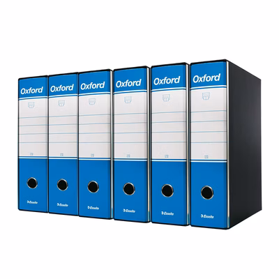 Immagine di Raccoglitore ESSELTE OXFORD G85 cm 8 prot. azzurro