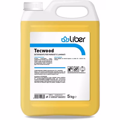 Immagine di Detergente liquido parquet e laminati LIBER TECWOOD kg 5