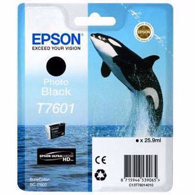 Immagine di Inkjet EPSON T7601 C13T76014010 nero fotografico 25.9 ml