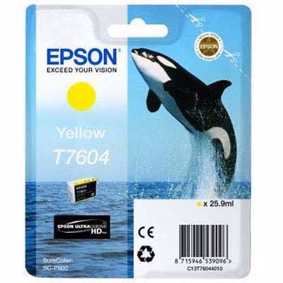 Immagine di Inkjet EPSON T7604 C13T76044010 giallo 25.9 ml