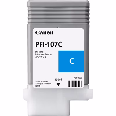 Immagine di Inkjet canon pfi-107c 6706b001 ciano 130 ml