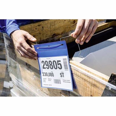 Immagine di Buste con filo metallico di aggancio mm 210x150