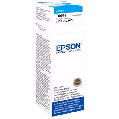 Immagine di Inkjet EPSON C13T664240 ciano 70 ml