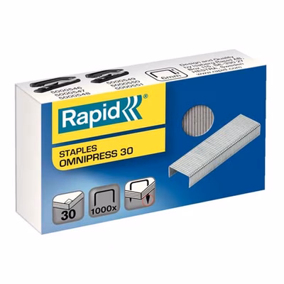 Immagine di Punti per cucitrice Rapid Omnipress SO30 scatola da 1000 punti