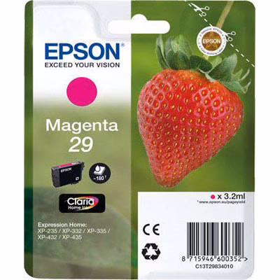 Immagine di Inkjet EPSON C13T29834012 magenta 180 copie