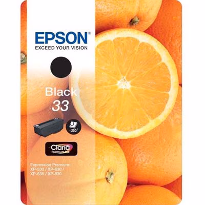 Immagine di Inkjet EPSON C13T33314012 nero 6,4 ml
