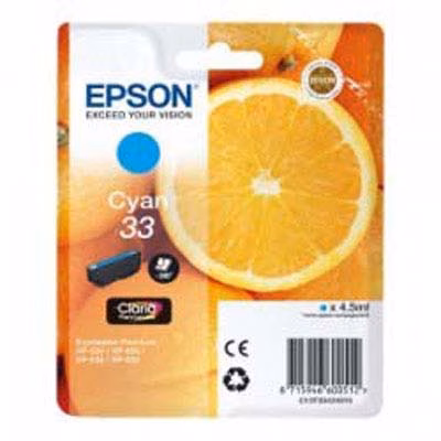 Immagine di Inkjet EPSON C13T33424012 ciano 4,5 ml