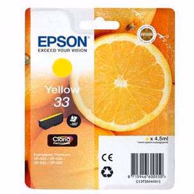 Immagine di Inkjet EPSON C13T33444012 giallo 4,5 ml