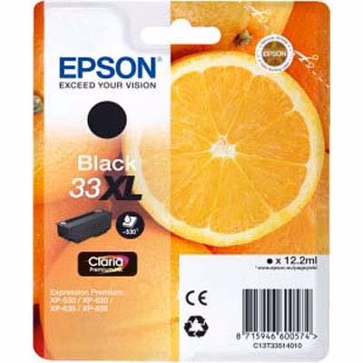 Immagine di Inkjet EPSON C13T33514012 nero 12,2 ml