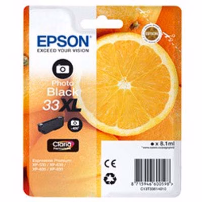 Immagine di Inkjet EPSON C13T33614012 nero fotografico 8,1 ml