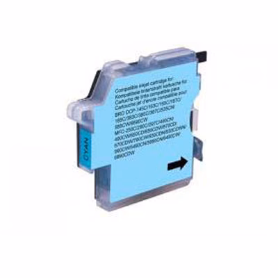 Immagine di Inkjet rigenerato BROTHER LC-980C ciano