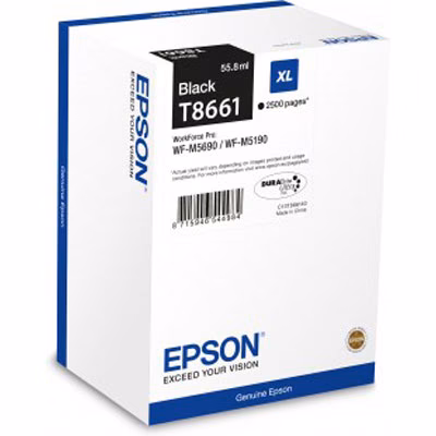 Immagine di Inkjet EPSON 86 C13T866140 nero 2500 copie