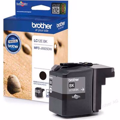 Immagine di Inkjet BROTHER LC-12EBK nero 2400 copie