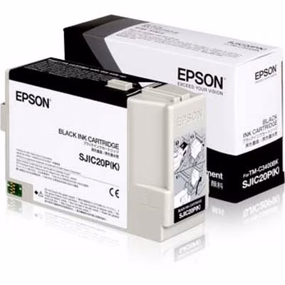 Immagine di Inkjet EPSON SJIC-20 C33S020490 nero 78.7 ml