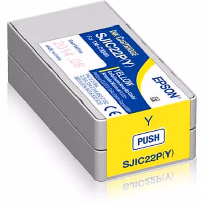 Immagine di Inkjet EPSON SJIC22P(Y) C33S020604 giallo 32,5 ml