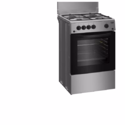 Immagine di Cucina con forno a gas e piano elettrico 54 litri Argento BEKO CSG42011FS 9152121018