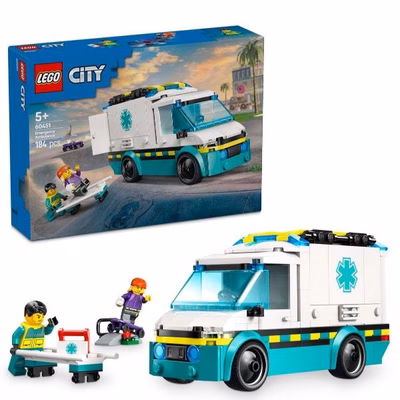 Immagine di Costruzioni LEGO AMBULANZA DI EMERGENZA 60451B