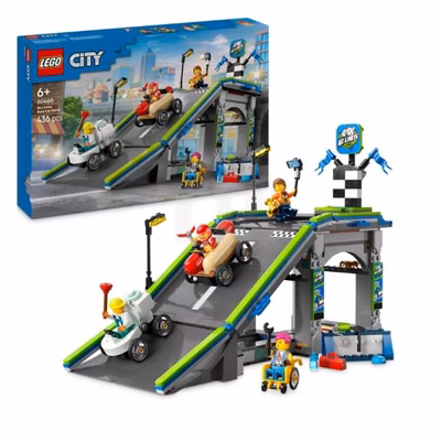 Immagine di Costruzioni LEGO NESSUN LIMITE: GARA SULLA PISTA A RAMPE 60460