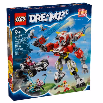 Immagine di Costruzioni LEGO MECH TIGRE DI COOPER E BOLIDE ZERO 71497