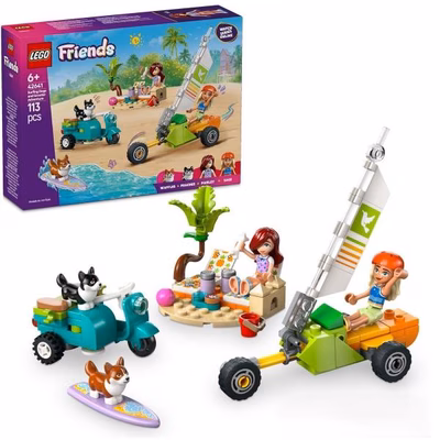 Immagine di Costruzioni LEGO AVVENTURE CANINE SU WINDSTAKE E SIDECAR 42641