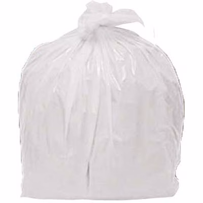 Immagine di Sacchetto rifiuti cm 70x110 110 litri 30 µ colore bianco