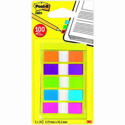 Immagine di Post-it 3M segnapagina mini colori assortiti