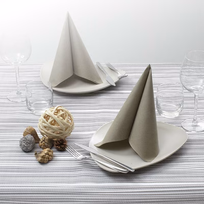 Immagine di Tovagliolo in carta a secco airlaid ROIAL CORDA 40X40 colore caffè 50 pezzi