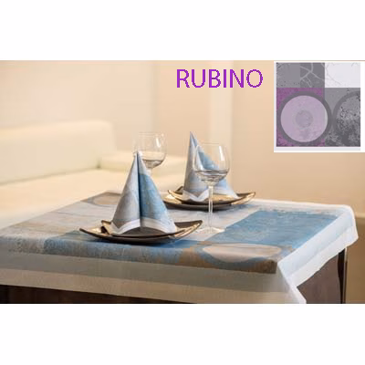 Immagine di Coprimacchia in carta a secco airlaid ROIAL NEW MOON 100x100 colore rubino 100 pezzi