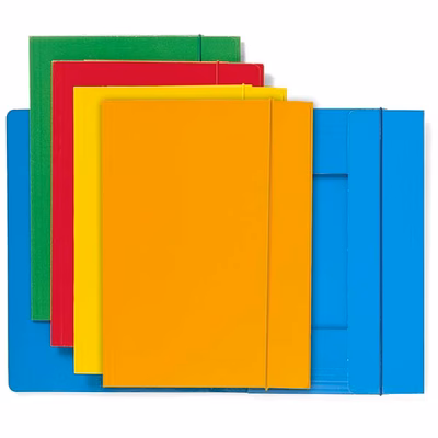 Immagine di Cartella in cartoncino ELLA3 c/elast.3 lembi ass.