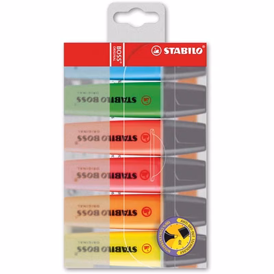 Immagine di Evidenziatore STABILO® BOSS® ORIGINAL Assortiti