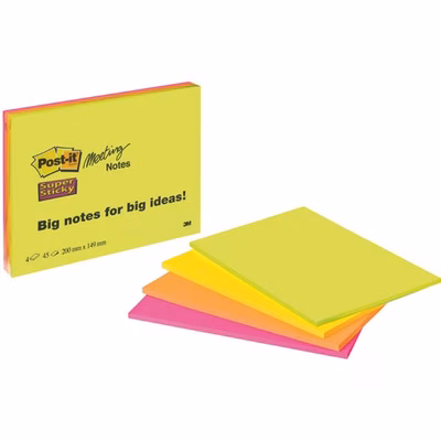 Immagine di Post-it 3M super sticky meeting notes XXXL