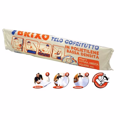 Immagine di Telo copritutto mt 4x4 in polietilene