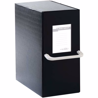 Immagine di Portaprogetti BIG 200 con maniglia dorso 20 nero