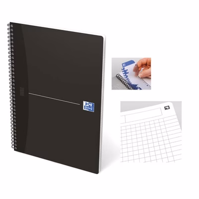 Immagine di Blocco spirale OFFICE ESSENTIALS A4 quadri ff 90